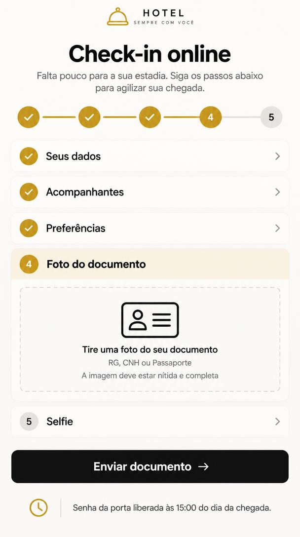 Tela Check-in online